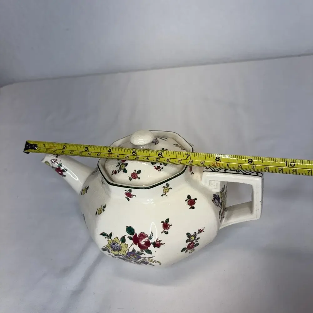 Royal Doulton England Ceramic Teapot With Lid # 23, D-3548 RN 597,783, antique